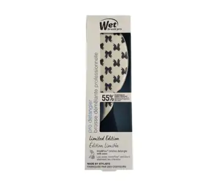 WetBrush Pro Detangler Bows On Bows Black