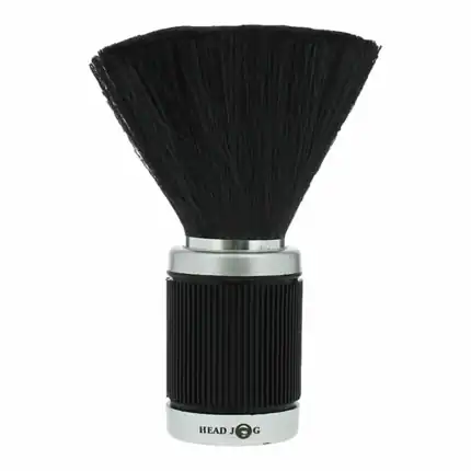 Head Jog Black Rubber Grip Neck Brush